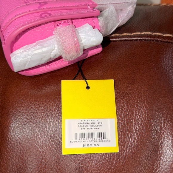 ‼️NEW Marc Jacobs Nano Micro The Tote Bag Pink Leather Satchel Crossbody Bag - Picture 8 of 10